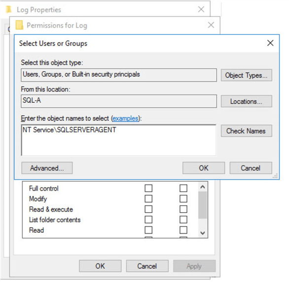 SQL Server Agent Service Won't Start Due to Access Denied