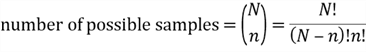 statistical formula