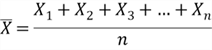 statistical formula