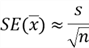 statistical formula