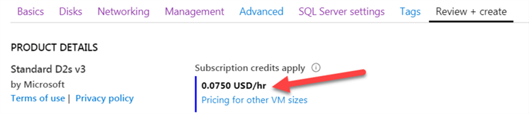 azure vm create review