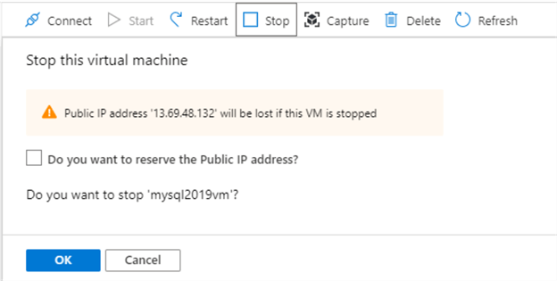 manual shutdown vm