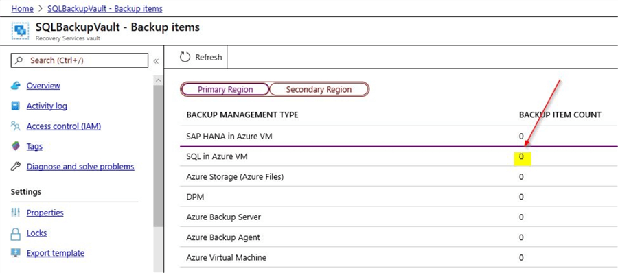 azure recovery services backups