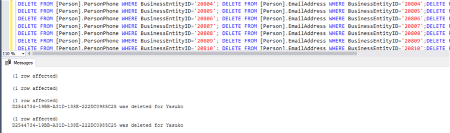 sql copy paste