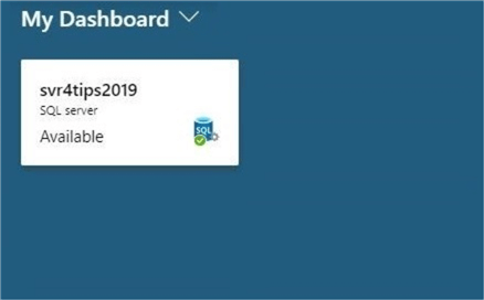 Azure portal with logical SQL server