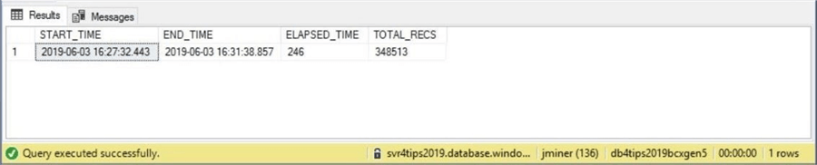 Showing timings for Gen 5 database with 8 cores