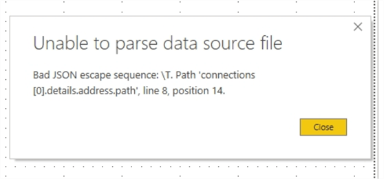 Parse Error