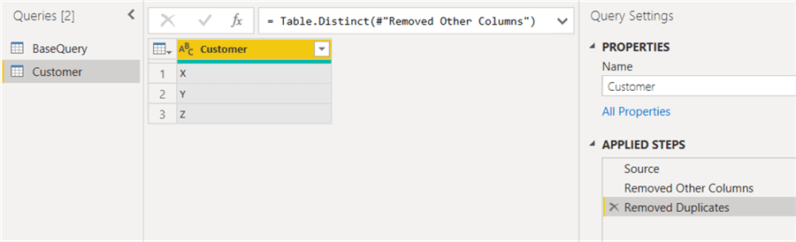customer query