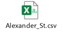 csv file