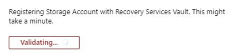 registering storage account