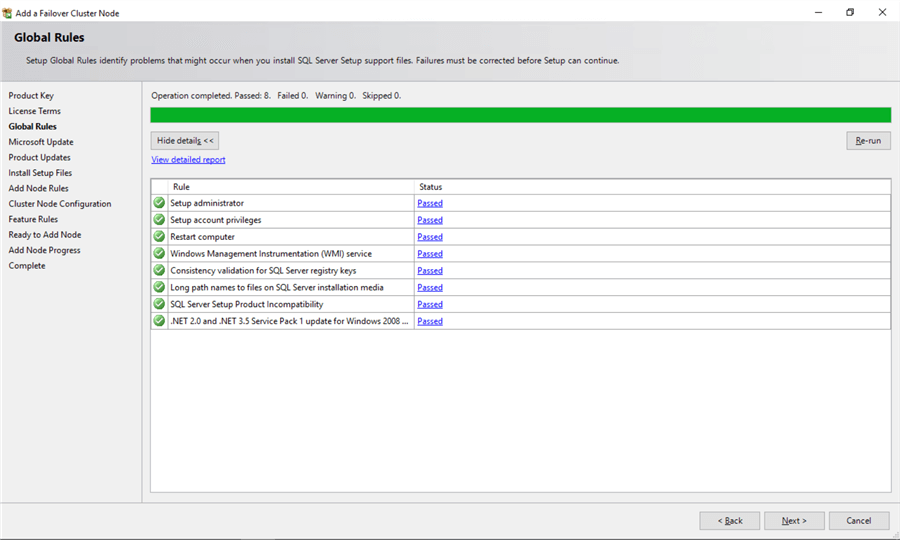 add node to sql server failover cluster