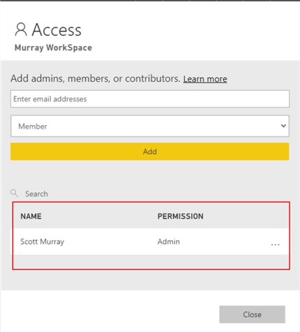 Initial Permissions