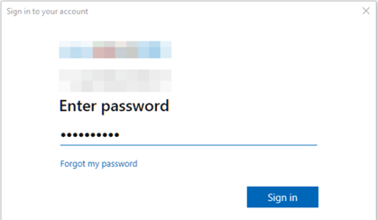 Enter password