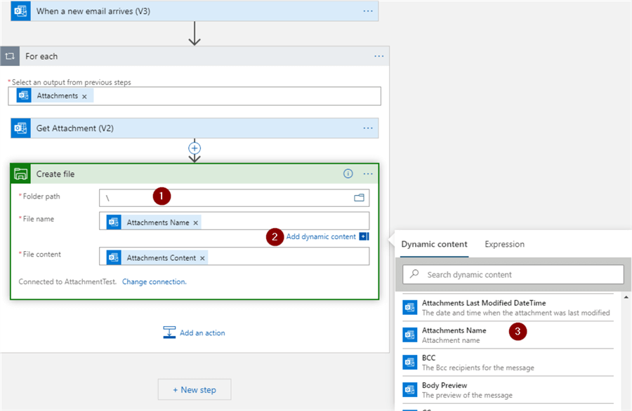 Configure file creation