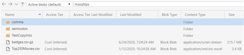 file is created
