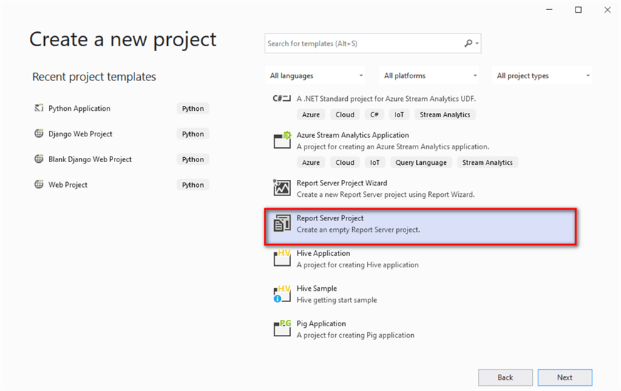 ssrs report development