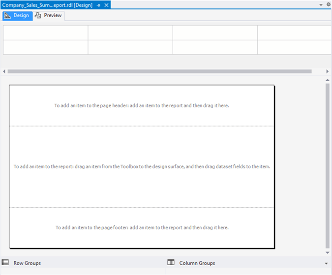 ssrs report development