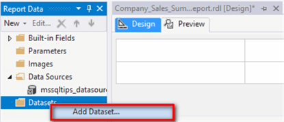 ssrs report development
