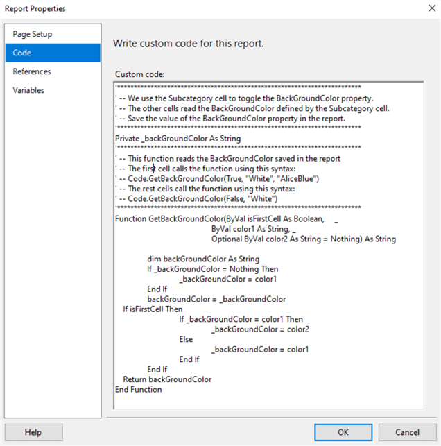 ssrs report development