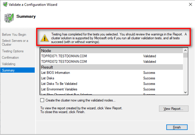 failover cluster manager