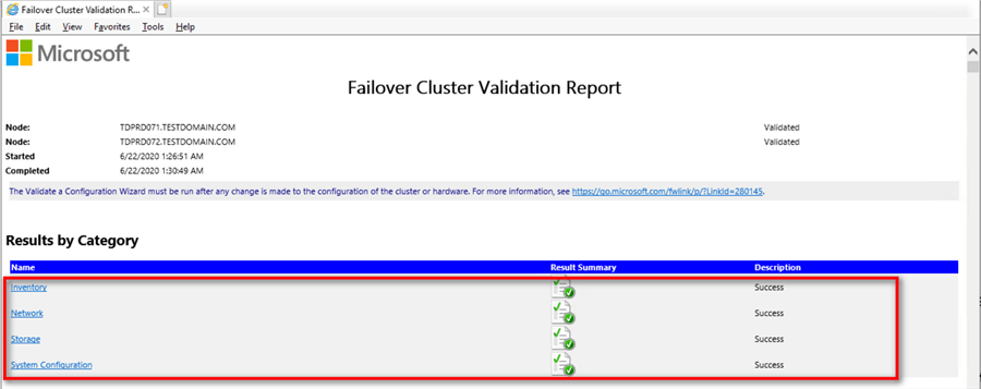 failover cluster manager