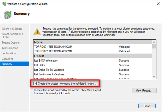 failover cluster manager