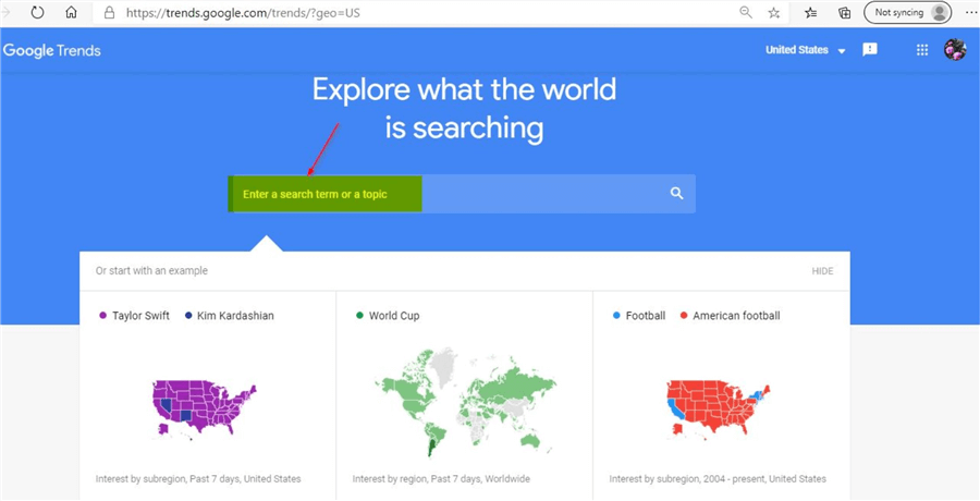 google trends