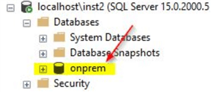 sql database list