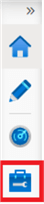 Shows the Data Factory left side nav bar, and where the toolbox to click to launch the settings menu. 