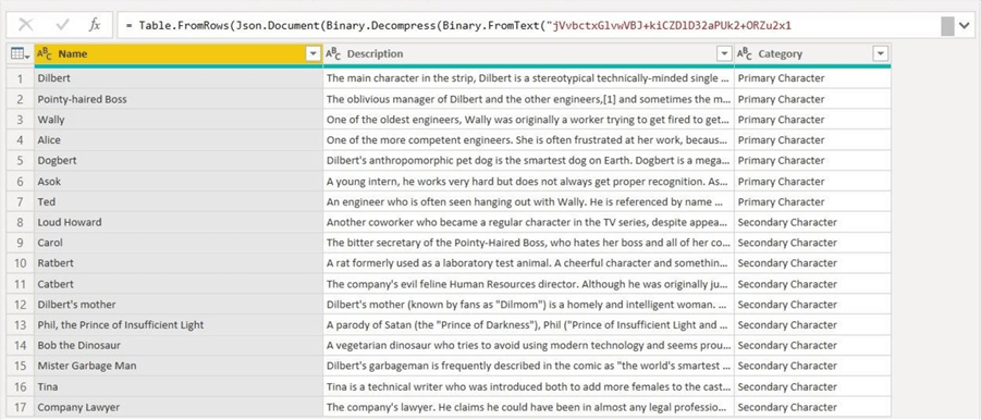 Manage Power BI Workspaces - Desktop editor w/ manually created table