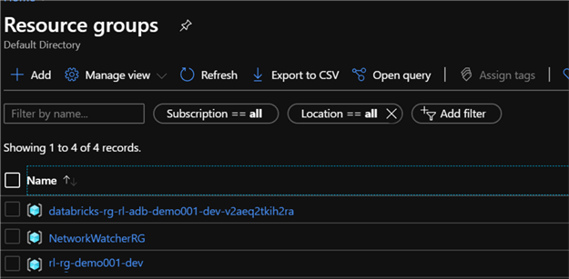 DeployDatabricks Image of databricks deployment using blueprints