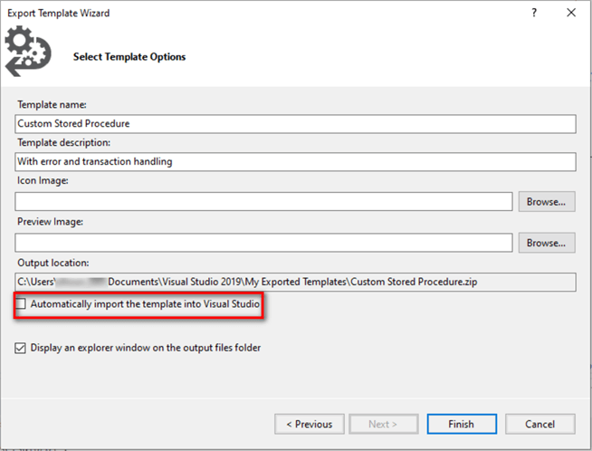 SQL Server Stored Procedure Custom Templates SSMS and Visual Studio