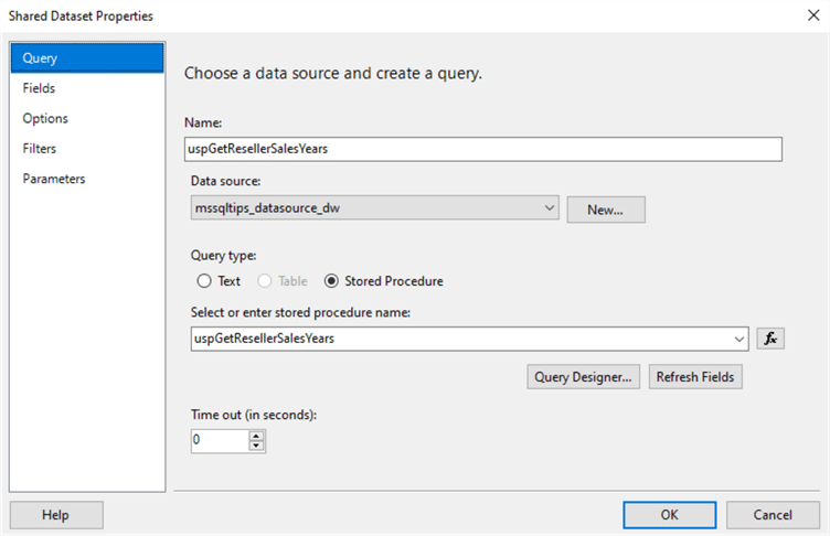 shared dataset properties