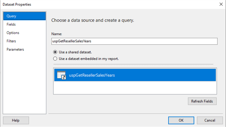 dataset properties
