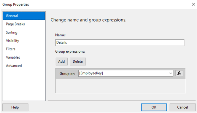 group properties