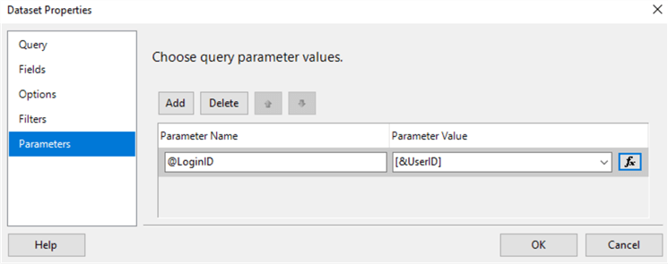 dataset properties