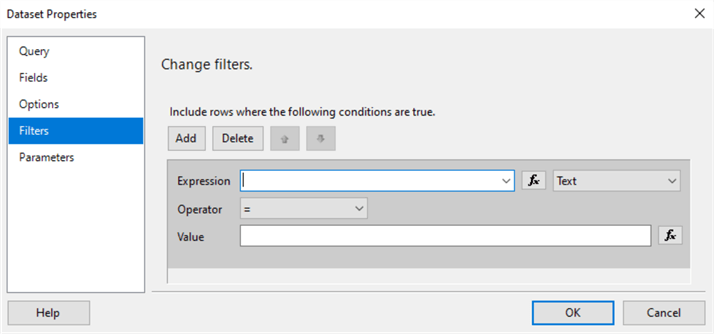 dataset properties