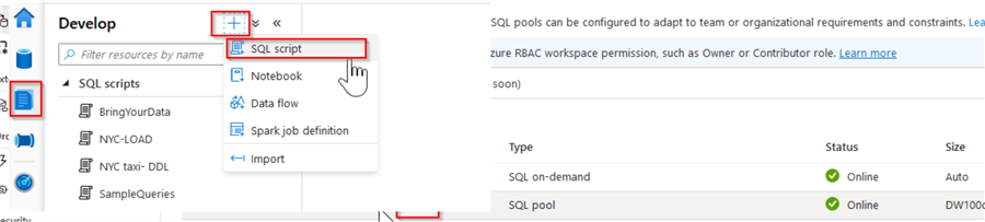 sql script
