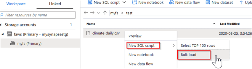 bulk load data
