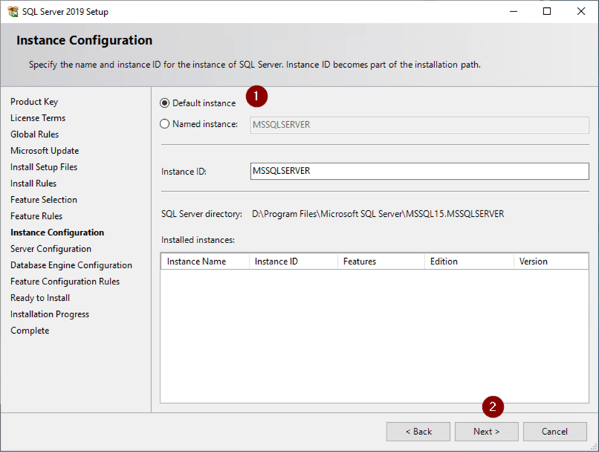 SQL Server 2019 Install Screen 9