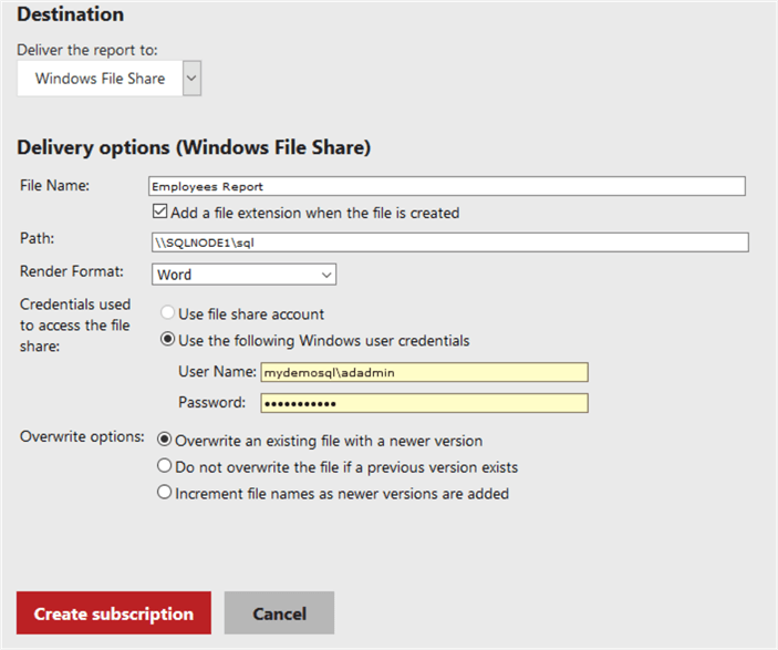 Windows File Share