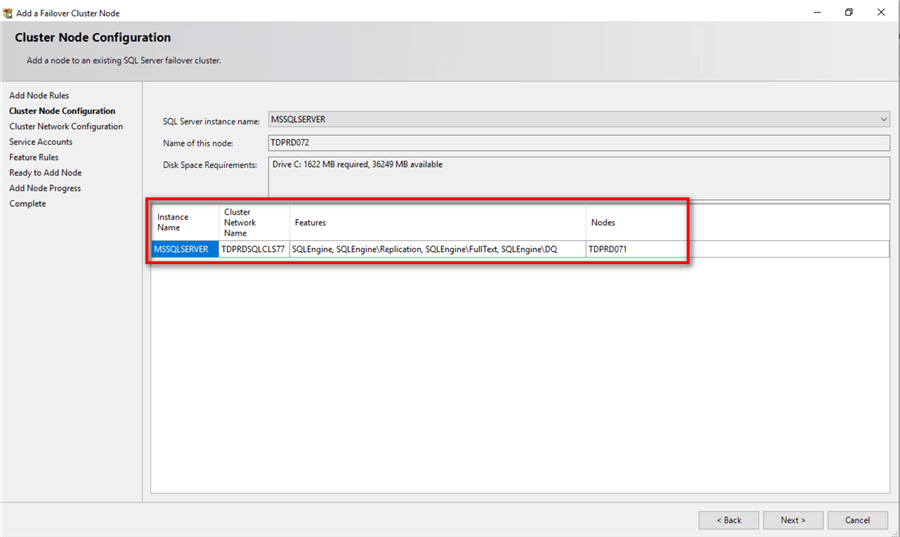 sql server 2019 cluster setup