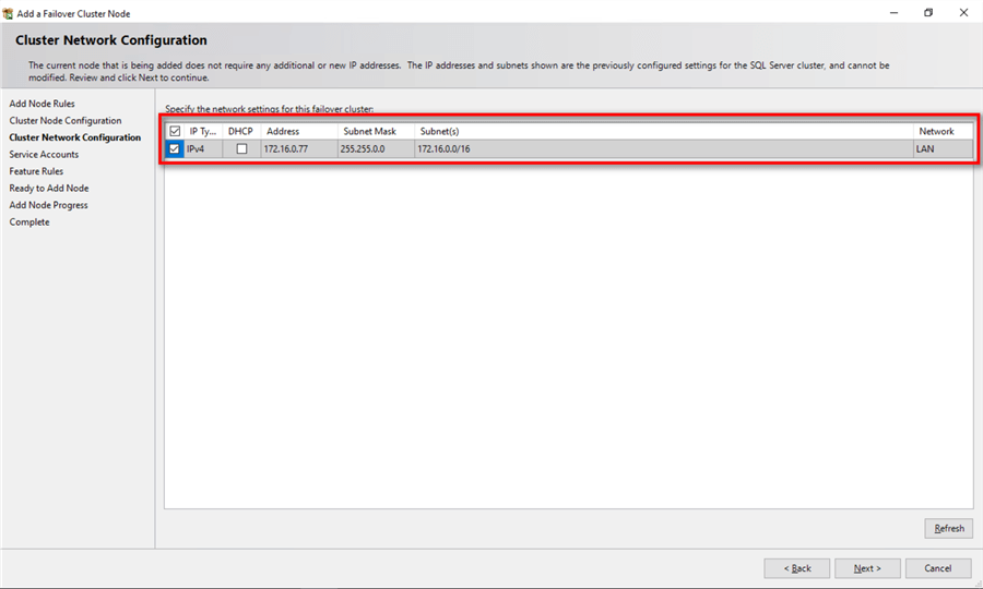 sql server 2019 cluster setup