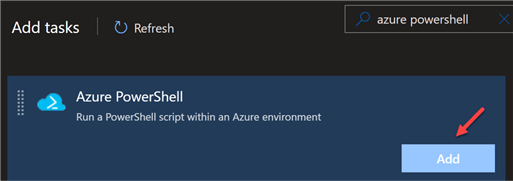 AddPrePSScriptTask Add a pre Azure PS Script task