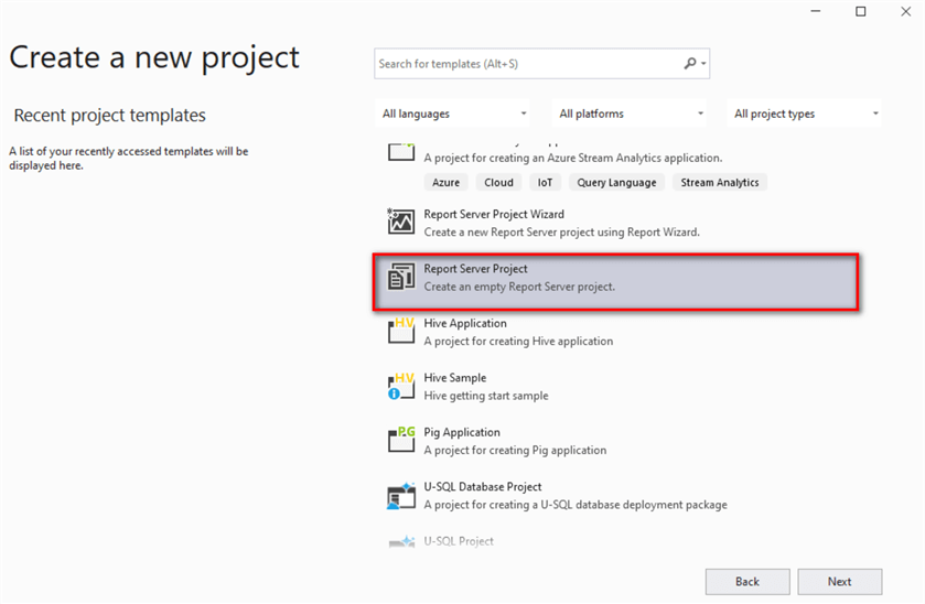 ssrs report development