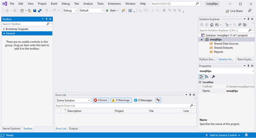 ssrs report development