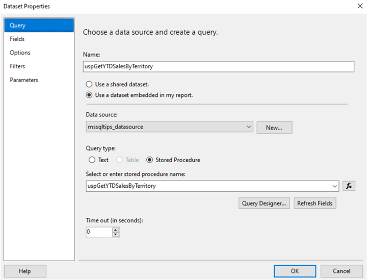 ssrs report development