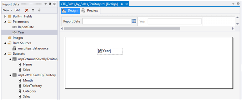 ssrs report development