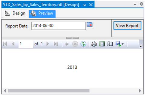 ssrs report development