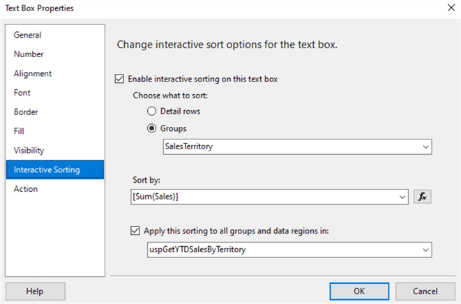 ssrs report development